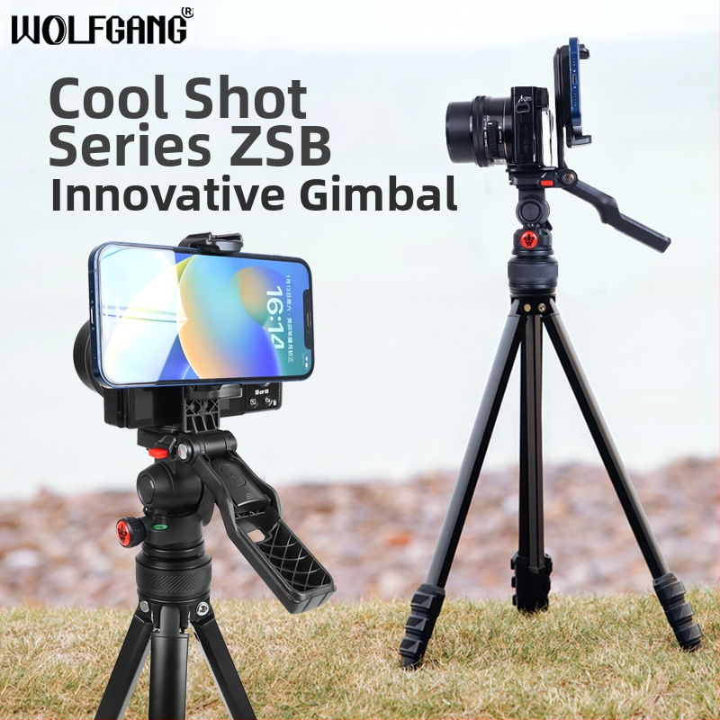 Универсален статив за мобилен телефон и камера, 3D глава, 4-секционен статив от алуминиева сплав, носещ капацитет до 3,5 кг, с платформа за бързо освобождаване