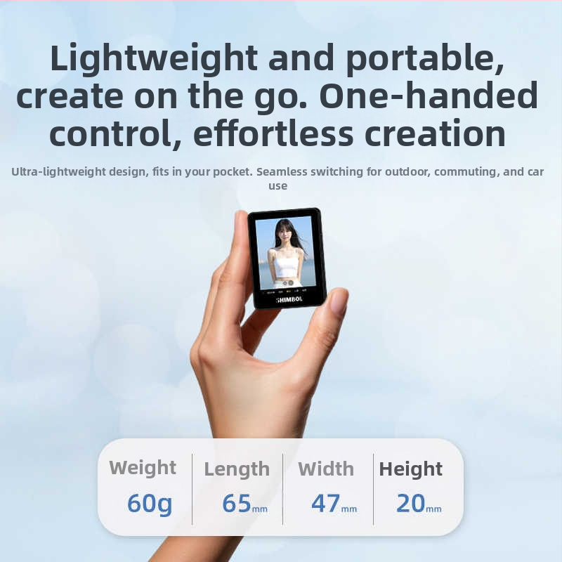 CP5 II Задно селфи устройство за мобилен телефон, безжично проектиране на екран, макс. товароносимост 2–5 кг, тегло 62 г