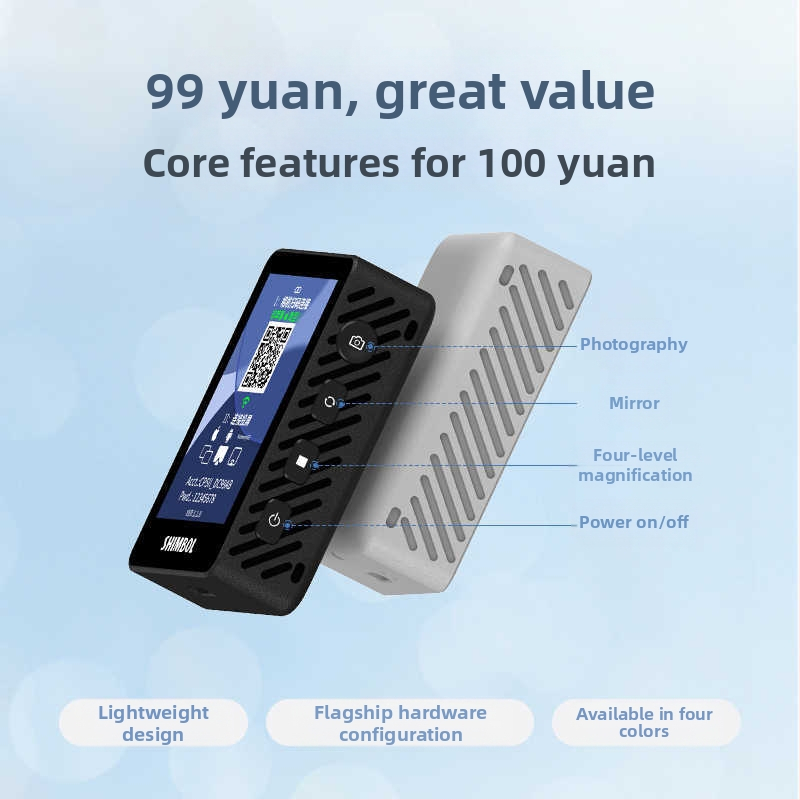 CP5 II Задно селфи устройство за мобилен телефон, безжично проектиране на екран, макс. товароносимост 2–5 кг, тегло 62 г