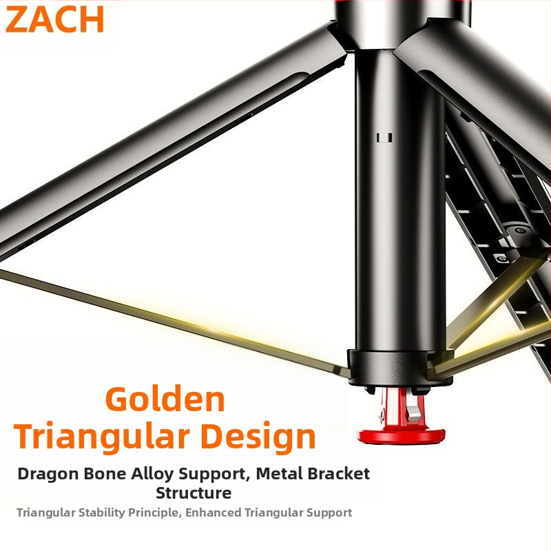 Трипод за снимки с ABS + алуминиева сплав, стабилизация на изображението, Bluetooth връзка, дистанционно управление и вградена светлинна лампа