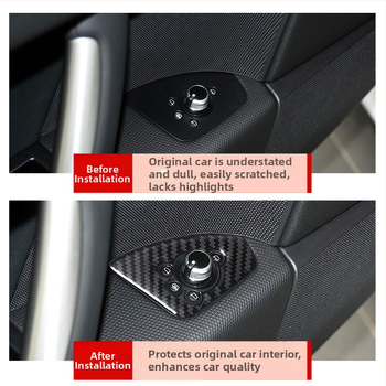 Audi TT (2008-2014) Πίνακας Κουμπιών Πορτών από Πραγματικό Καρβονικό Υλικό, Εσωτερικό Διακοσμητικό με Προσαρμογή και Εκτύπωση Λογοτύπου