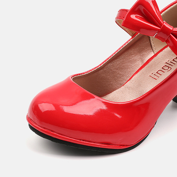 Lány gyerekeknek hercegnő cipő, csat-zár, légáteresztő, felsőrész PU, talp műanyag, koreai stílus