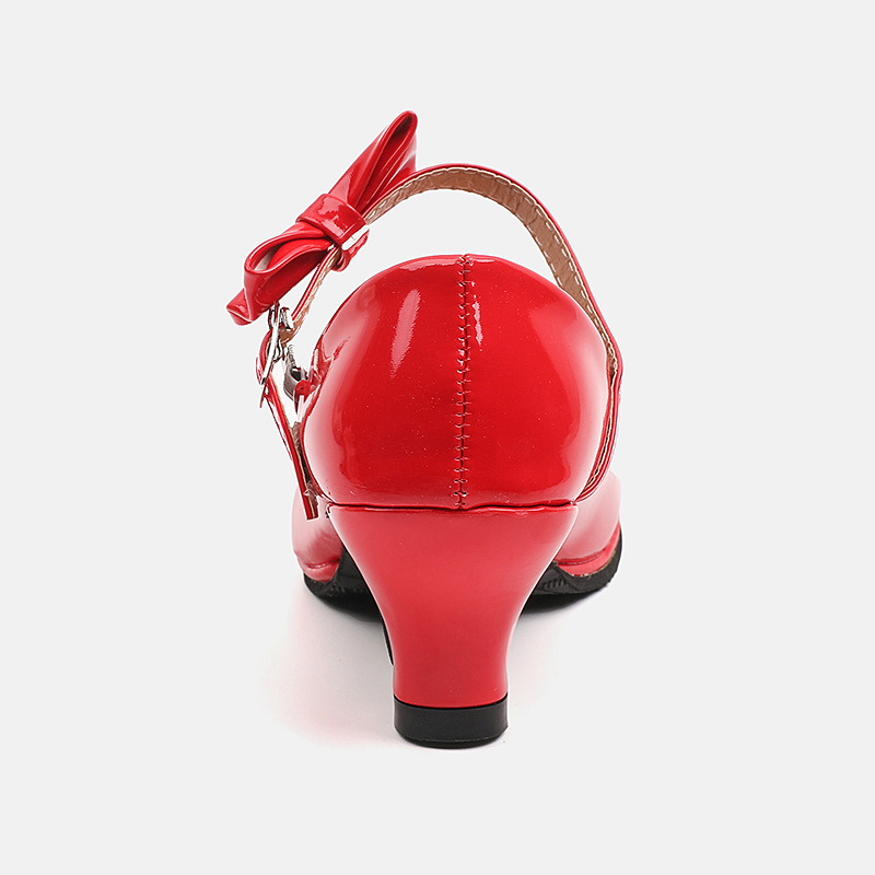 Lány gyerekeknek hercegnő cipő, csat-zár, légáteresztő, felsőrész PU, talp műanyag, koreai stílus