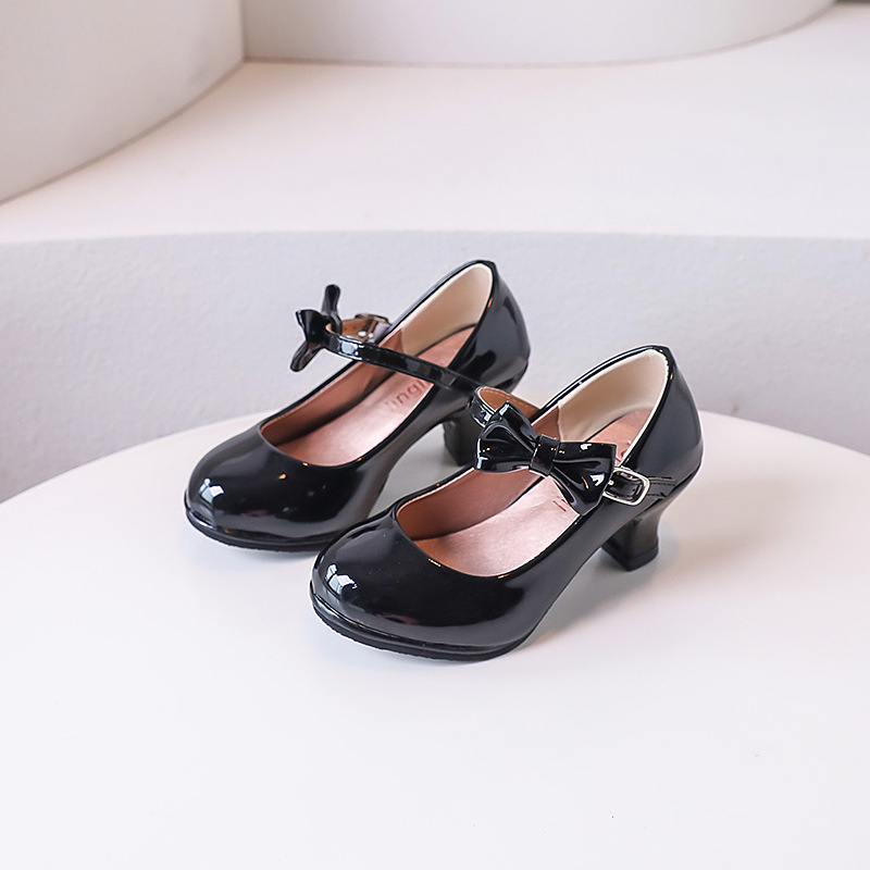 Lány gyerekeknek hercegnő cipő, csat-zár, légáteresztő, felsőrész PU, talp műanyag, koreai stílus