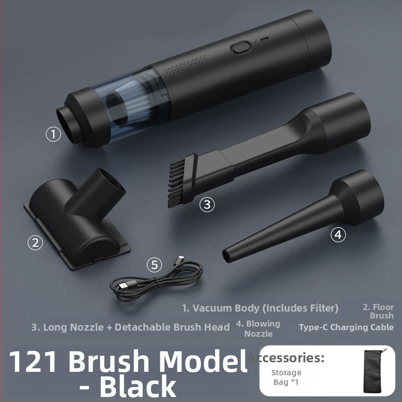 Rokas autosūkšanas tīrītājs, bezvadu, uzlādei, 7.4V, 80W, sūkšanas jauda 9000Pa