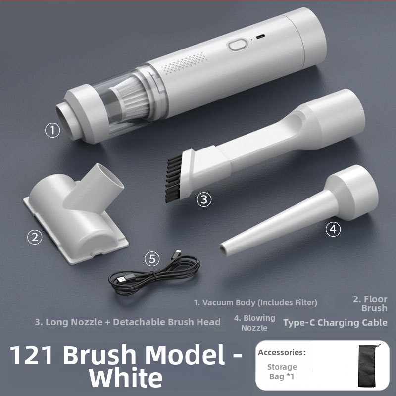 Rokas autosūkšanas tīrītājs, bezvadu, uzlādei, 7.4V, 80W, sūkšanas jauda 9000Pa