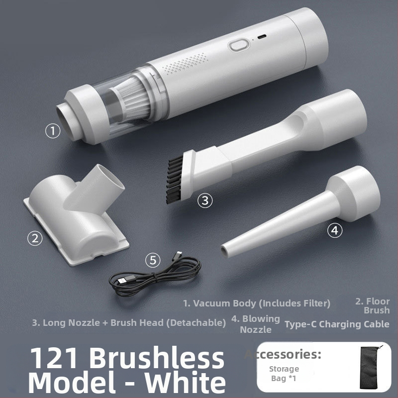 Rokas autosūkšanas tīrītājs, bezvadu, uzlādei, 7.4V, 80W, sūkšanas jauda 9000Pa