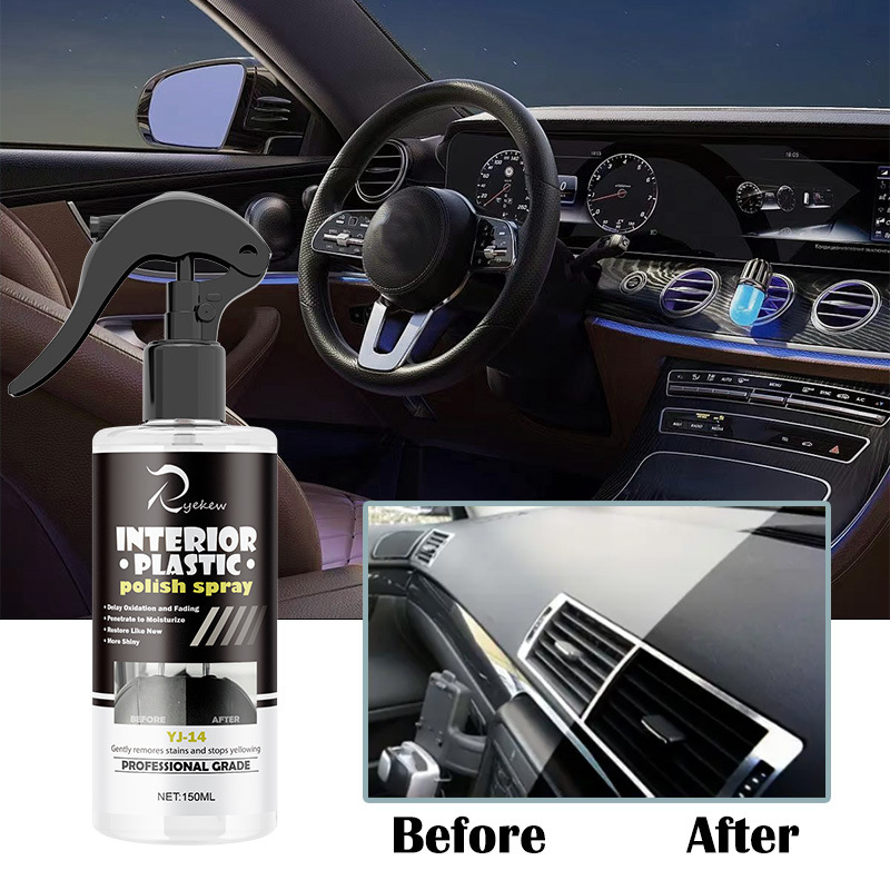 Automašīnas iekšējā plastmasas atjaunošanas līdzeklis – līmju atdalīšanas tīrīšanas līdzeklis; pamats: deionizēts ūdens; derīguma termiņš: 3 gadi; kvalitātes standarts: Q/WLBG; licencēta privātā zīmola zīme: jā; Ryekew