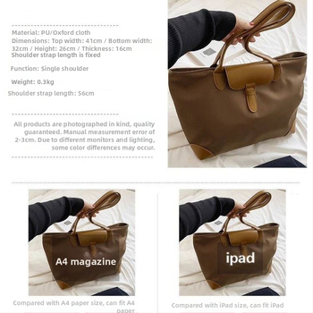 Manzhuo нейлонова Tote чанта за свободно пътуване, подплата нейлон, отваряне с цип и катарама