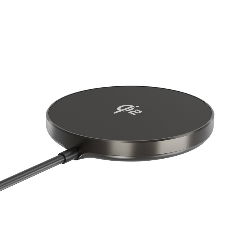 Магнитен безжичен настолен зарядник 15W Qi2 – бързо зареждане за мобилен телефон, часовник и слушалки, 3A изход