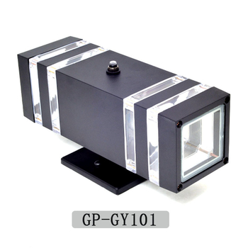 GP-GY101 Εξωτερικός τοίχος λαμπτήρας με IP65 αλουμινένιο περίβλημα, είσοδος 220V, θερμοκρασία χρώματος 3000/4000/6000K