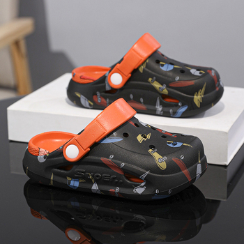 Unisex bērnu EVA sandales, Cartoon Paradise stils, bez oderes, vecums 4–16 gadi