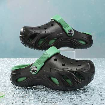 Bērnu EVA Crocs stilā sandaļas, universālas, vecums 4–16 gadi, augšējā daļa EVA, zole EVA, elpojošas, pretslīdes, vasara