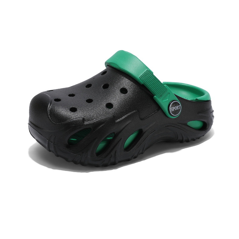 Bērnu EVA Crocs stilā sandaļas, universālas, vecums 4–16 gadi, augšējā daļa EVA, zole EVA, elpojošas, pretslīdes, vasara
