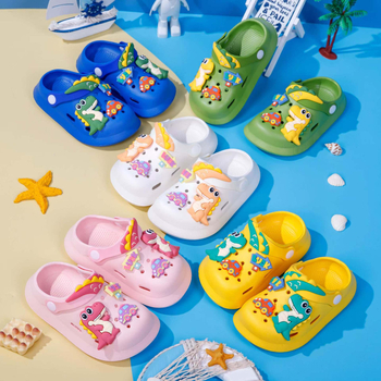 Universālas dinosaura sandales – EVA augšdaļa, bez odas, 2025. gada pavasaris, zīmols JLL