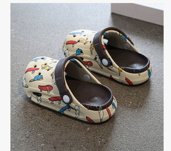 Bērnu Crocs stila EVA sandales, pretslidējošas, vasara 2025, vecums 4–6 gadi