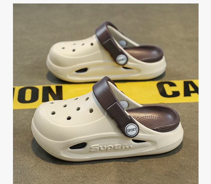 Bērnu Crocs stila EVA sandales, pretslidējošas, vasara 2025, vecums 4–6 gadi