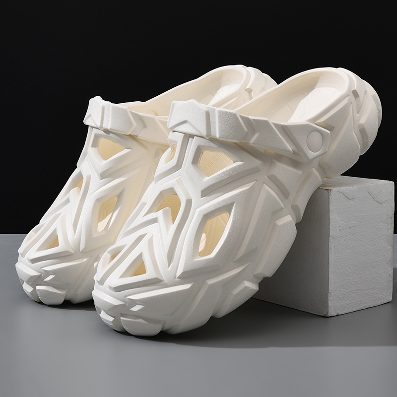 Muške EVA sandale s zatvorenim prstom, prozračne, protuklizne, monoblok konstrukcija, visina pete 3–5 cm