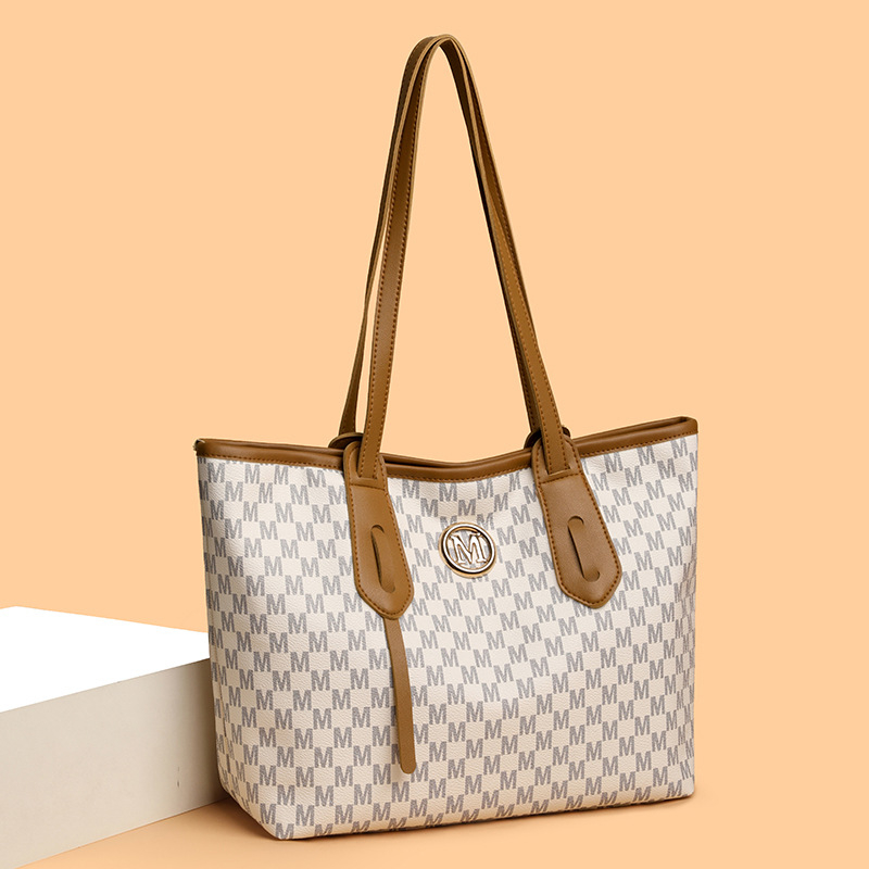Ice Charm PU torba za rame/tote, gradski stil, zatvarač, vodoravna kvadratna forma, podstava od poliester
