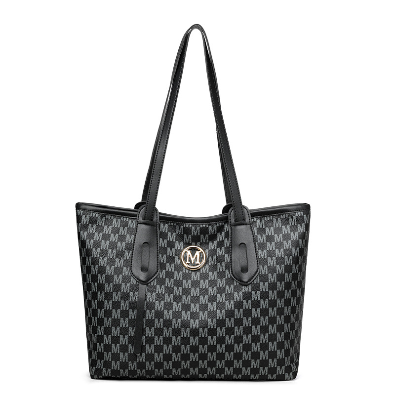 Ice Charm PU torba za rame/tote, gradski stil, zatvarač, vodoravna kvadratna forma, podstava od poliester
