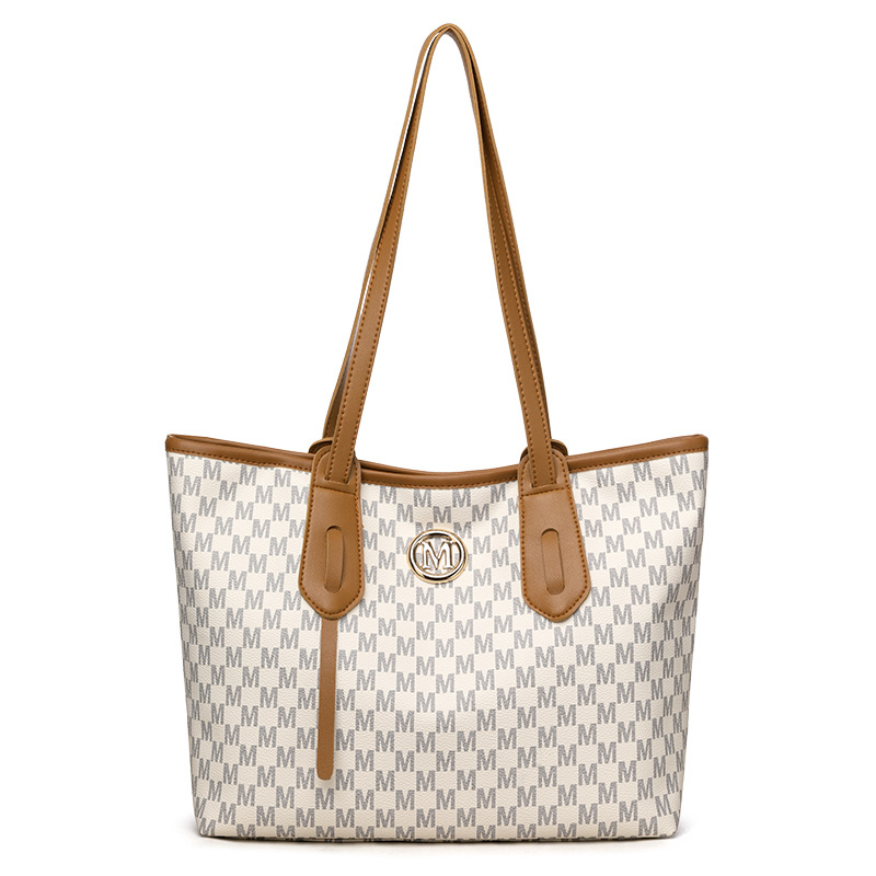 Ice Charm PU torba za rame/tote, gradski stil, zatvarač, vodoravna kvadratna forma, podstava od poliester