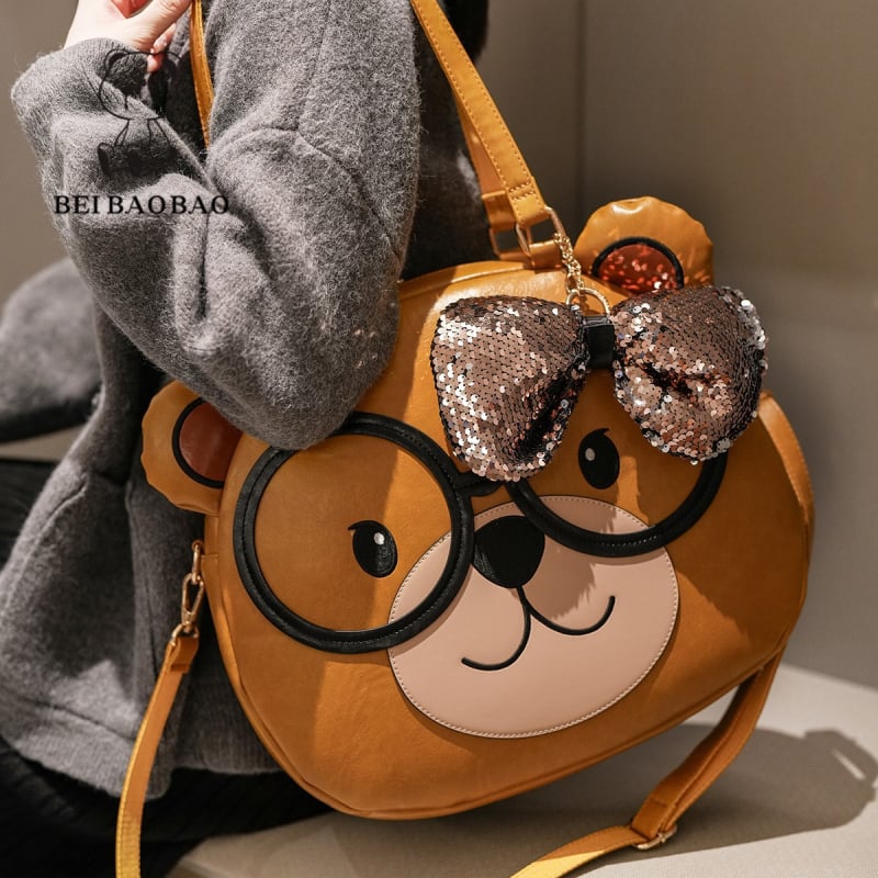 Раница PU, Tote стил, хоризонтална квадратна форма, цип, вътрешен джоб за телефон