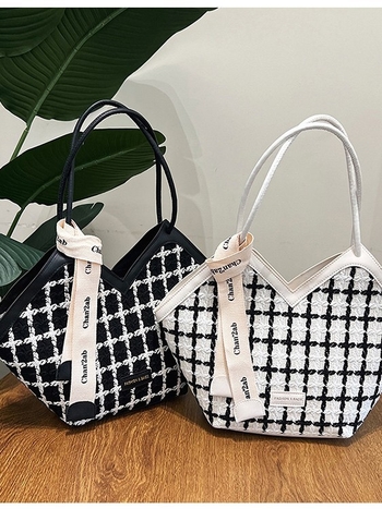 Axiang PU Tote táska húzózáras záródással és laminált cipzáras rekesszel