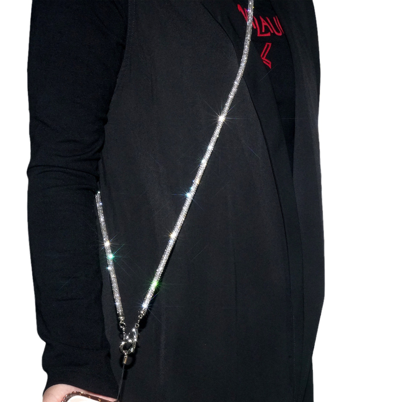 Телефонна каишка, PU материал, ръчна изработка, въже от високоеластичен памук, метална катарама, марка Blo bao