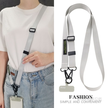 Telefono kaklo juostelė per petį, reguliuojamas ilgis, rankų darbo, geometrinis pakabukas, daugiafunkcinis, prekinis ženklas Jane Grids