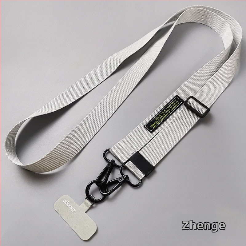 Telefono kaklo juostelė per petį, reguliuojamas ilgis, rankų darbo, geometrinis pakabukas, daugiafunkcinis, prekinis ženklas Jane Grids