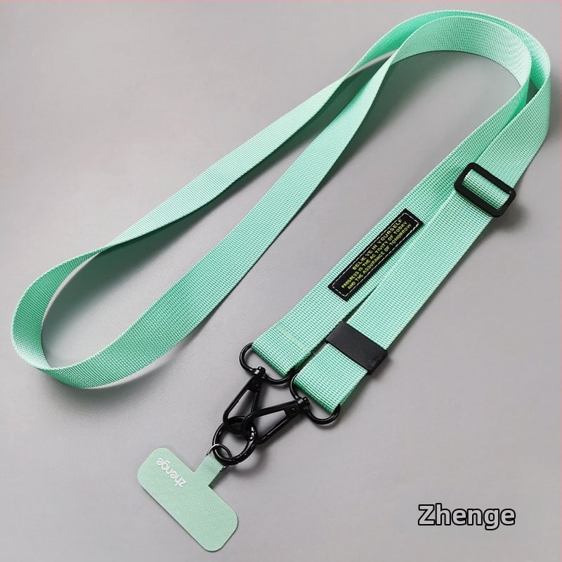 Telefono kaklo juostelė per petį, reguliuojamas ilgis, rankų darbo, geometrinis pakabukas, daugiafunkcinis, prekinis ženklas Jane Grids