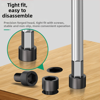 Т-образен високоскоростен шестостенен вложков гаечен ключ