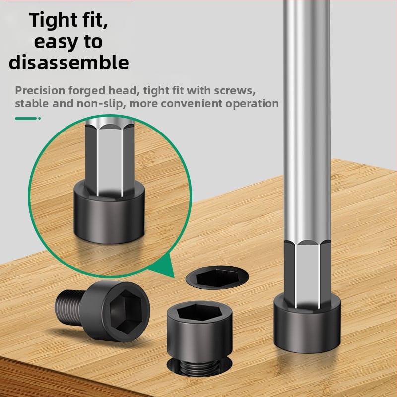 Т-образен високоскоростен шестостенен вложков гаечен ключ