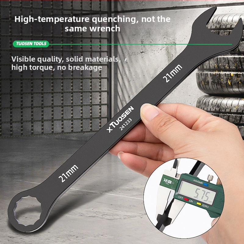 Automobilių remonto kombinuotas raktas, XTUOSEN, aukštos anglies plienas, Blacken danga