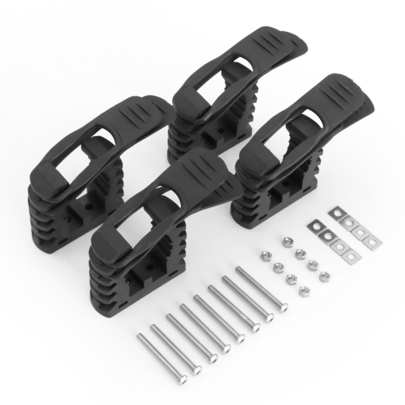 GLITTER Външен TPU+TPE гумен клип за бърза фиксация на лопати и офроуд превозни средства