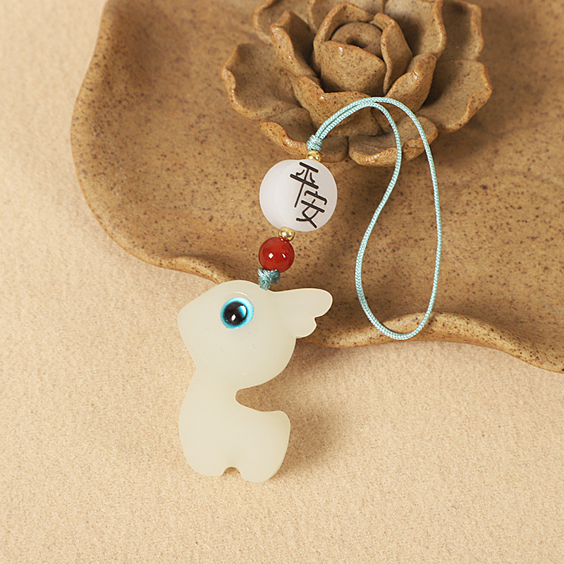 Fényes kő védő csillag – telefonhurok medál, uniszex pár stílus, modern minimalista