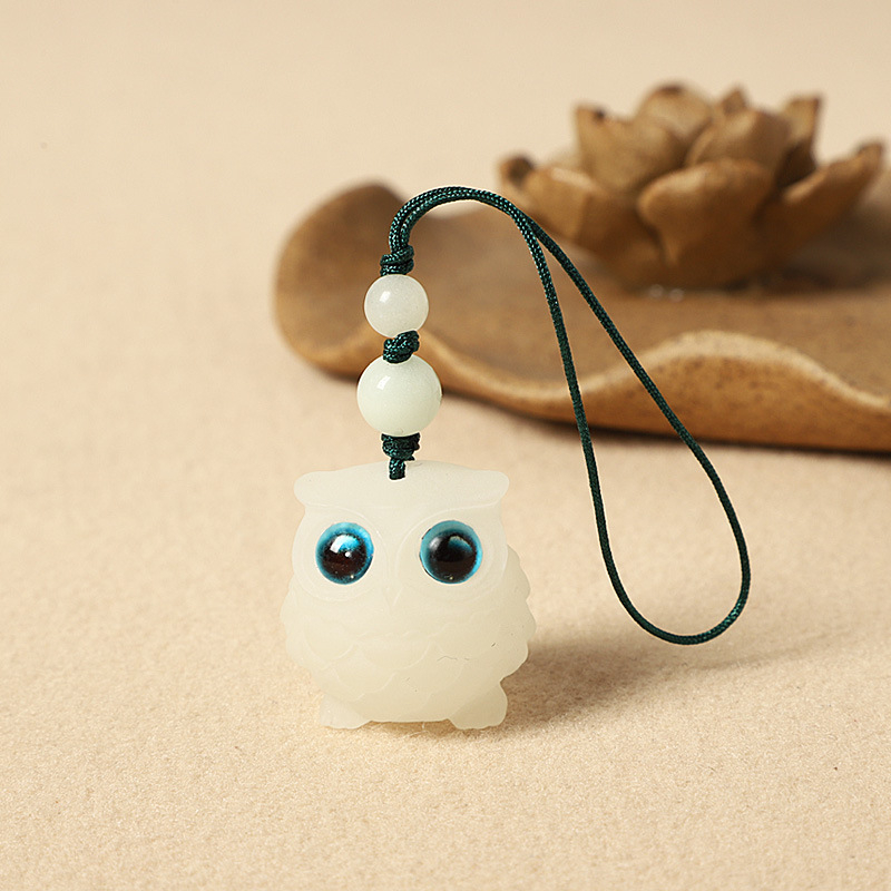 Fényes kő védő csillag – telefonhurok medál, uniszex pár stílus, modern minimalista