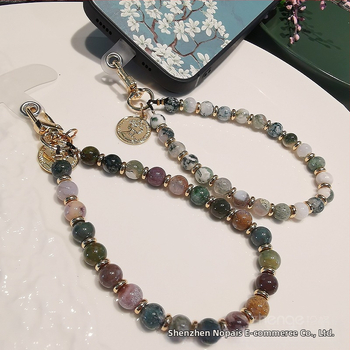 Шнур за мобилен телефон Zhenge — ръчно изработен, унисекс, метална катарама