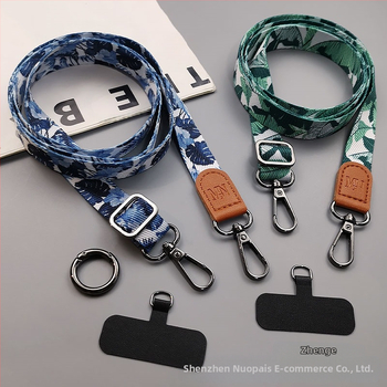 Каишка за телефон Zhenge, унисекс, ръчна изработка, метален катарам