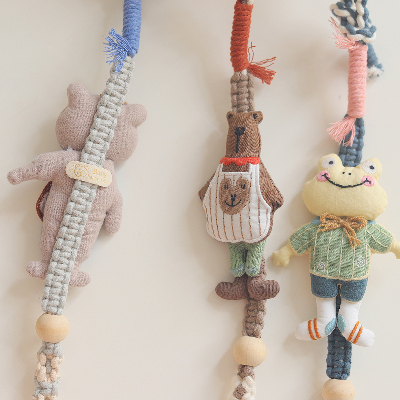 Lanier pentru telefon din sfoară de bumbac, lucrat manual, cataramă metalică, lungime reglabilă, stil feminin