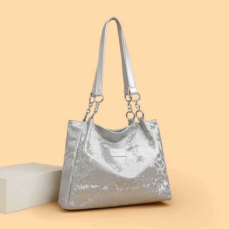 Chude Luggage PU Tote táska, függőleges négyzet alakú formával, cipzáras záródás és belső cipzáras zseb