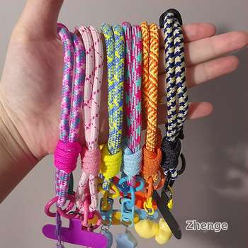 Laikiklis telefonui riešui ir nykščio laikiklis – reguliuojamas, megzta virvė, rankų darbo, daugiafunkcinis, Zhenge