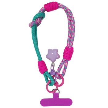 Laikiklis telefonui riešui ir nykščio laikiklis – reguliuojamas, megzta virvė, rankų darbo, daugiafunkcinis, Zhenge