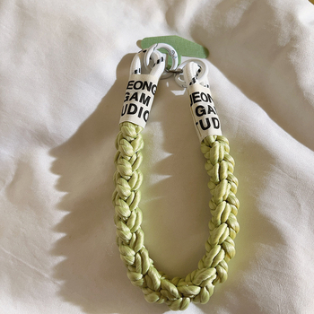 Ланярд за мобилен телефон — найлоново въженце, ръчна изработка, метална катарама, дамски стил, с клип