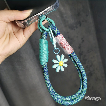 Trumpa telefono dirželė, rankų darbo, daugiafunkcinė, geometrinis dizainas, Zhuge prekės ženklas