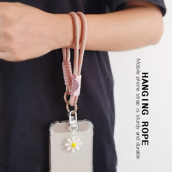 Trumpa telefono dirželė, rankų darbo, daugiafunkcinė, geometrinis dizainas, Zhuge prekės ženklas