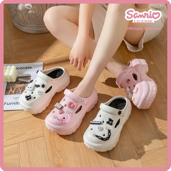 Sanrio sieviešu perforētās kurpes ar EVA zoli, ar Kuromi, Hello Kitty un Pochacco tēliem; Zīmols: Sanrio; Dzimums: Sievietes; Zole: EVA; Kategorija: Perforētās kurpes