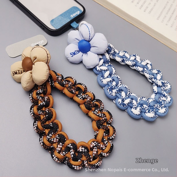 Telefono pakabukas, trumpa stora pynimo apyrankė, rankų darbas, moteriškas daugiafunkcinis aksesuaras su geometriniu pakabuku