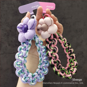 Telefono pakabukas, trumpa stora pynimo apyrankė, rankų darbas, moteriškas daugiafunkcinis aksesuaras su geometriniu pakabuku