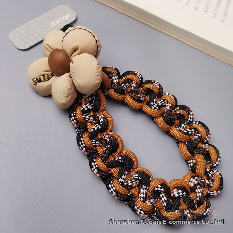 Telefono pakabukas, trumpa stora pynimo apyrankė, rankų darbas, moteriškas daugiafunkcinis aksesuaras su geometriniu pakabuku